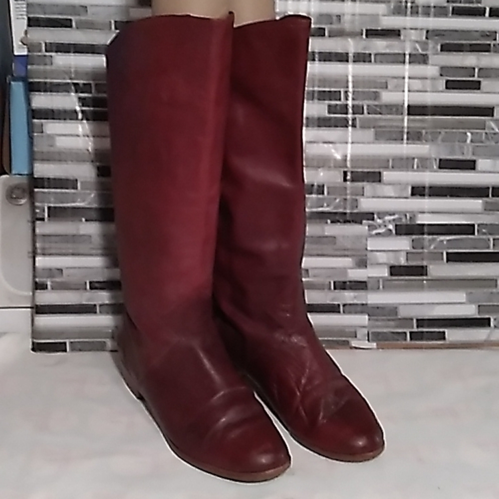 Vintage 1970s ladies tall riding boots 👢 7.5